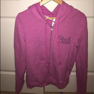 PINK brand zip up sweatshirt
